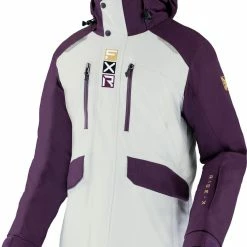 FXR 2022 Aerial Womens Snowmobile Jacket Bone/Plum