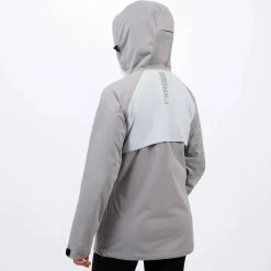 Alternative view of FXR Jade Dual-Laminate Womens Snowmobile Jacket Grey/Ice