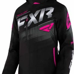 FXR 2023 Boost FX Womens Snowmobile Jacket Black/Raspberry Fade