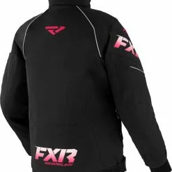 Alternative view of FXR 2023 Adrenaline Womens Snowmobile Jacket Black/Fuchsia Fade