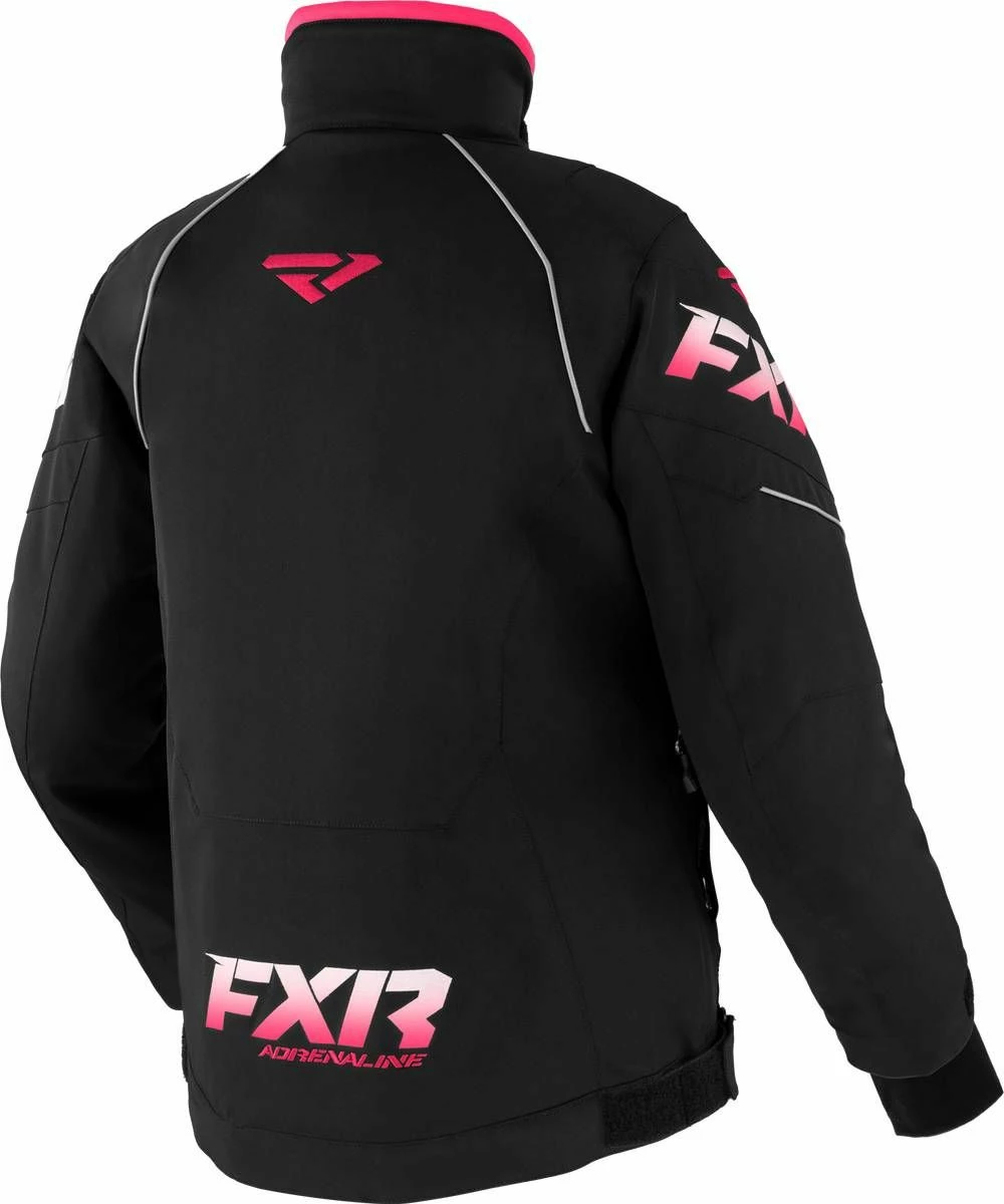 FXR 2023 Adrenaline Womens Snowmobile Jacket Black/Fuchsia Fade 2 FXR 2023 Adrenaline Womens Snowmobile Jacket Black/Fuchsia Fade - Image 2