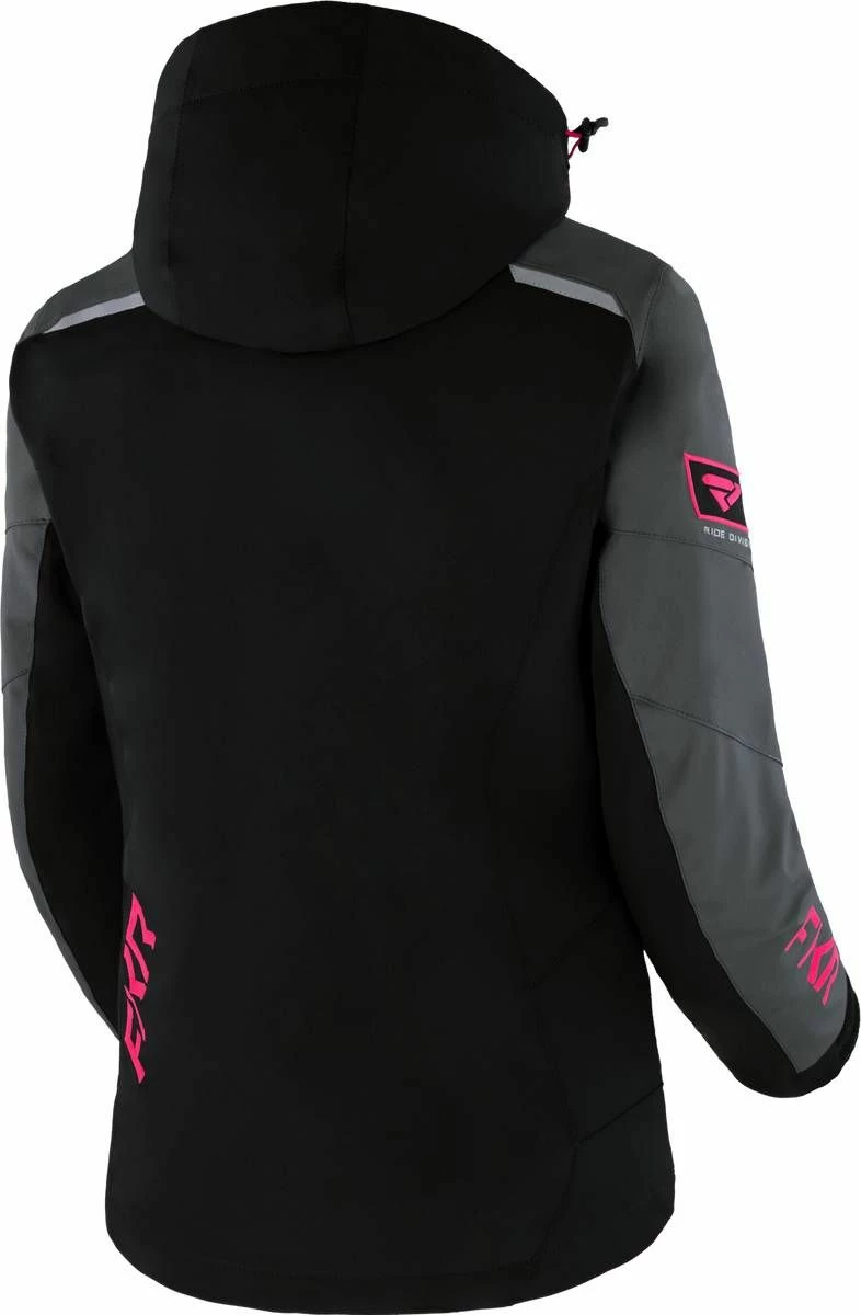 FXR 2023 Renegade FX Womens Snowmobile Jacket Black/Charcoal/Fuchsia 2 FXR 2023 Renegade FX Womens Snowmobile Jacket Black/Charcoal/Fuchsia - Image 2