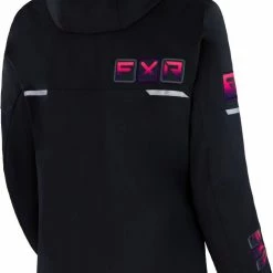Alternative view of FXR 2023 Maverick Womens Snowmobile Jacket Black/Fuchsia Fade