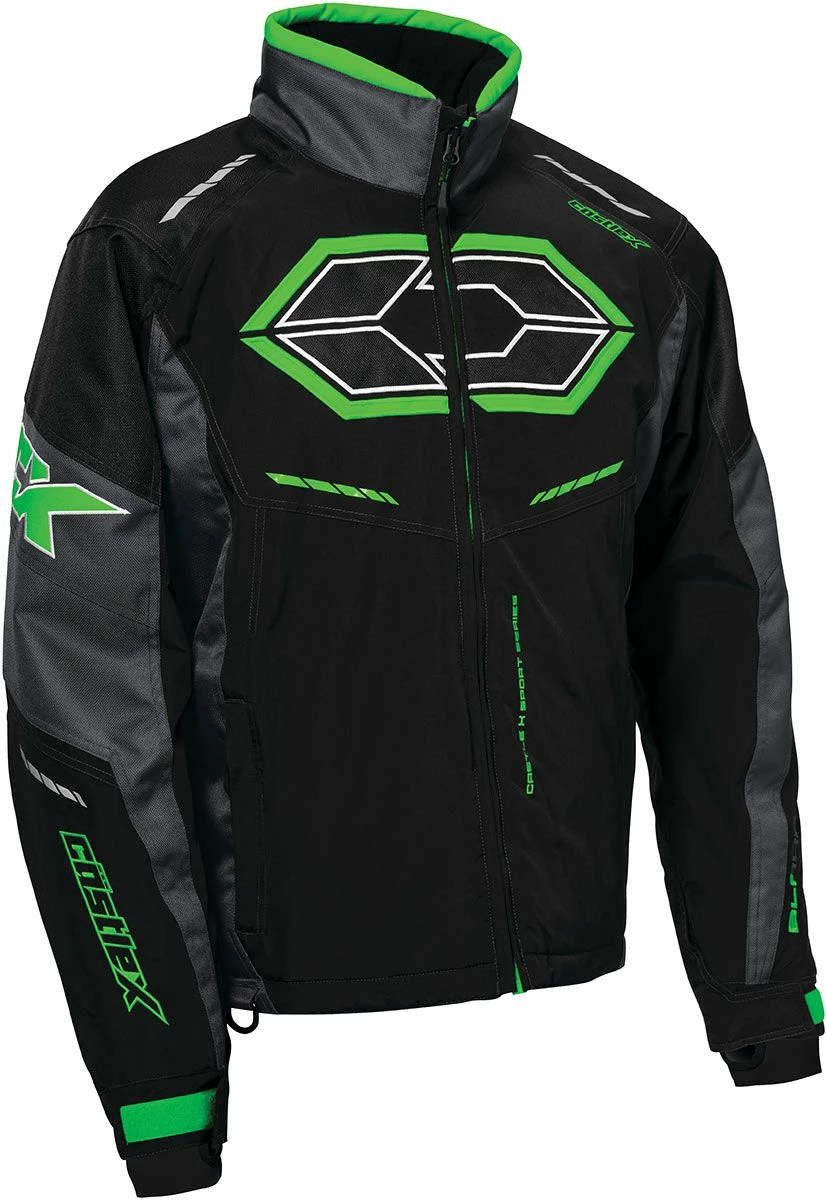 Castle X Blade G4 Jacket Black/Charcoal/Green 1 Castle X Blade G4 Jacket Black/Charcoal/Green