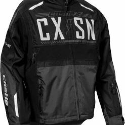 Castle X Strike G4 Snowmobile Jacket Black/Charcoal/Silver