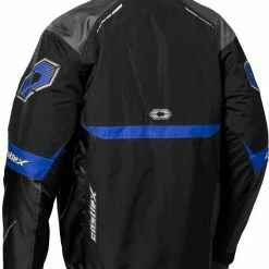 Alternative view of Castle X Blade G5 Snowmobile Jacket Charcoal/Blue/Black