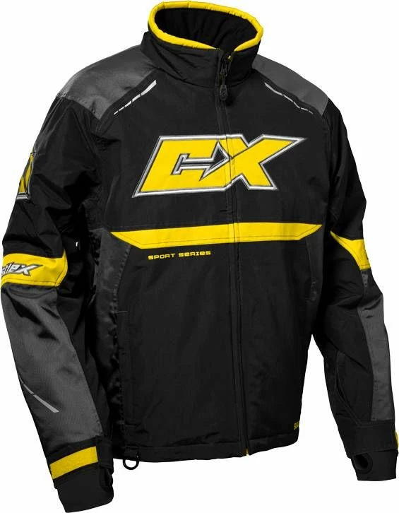 Castle X Blade G5 Snowmobile Jacket Charcoal/Yellow/Black 1 Castle X Blade G5 Snowmobile Jacket Charcoal/Yellow/Black