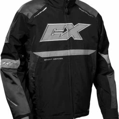 Castle X Blade G5 Snowmobile Jacket Charcoal/Silver/Black