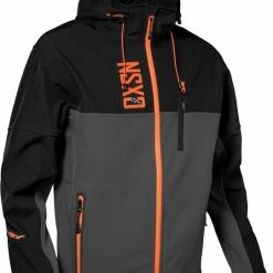 Castle X Barrier G4 Snowmobile Jacket Black/Charcoal/Orange