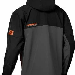 Alternative view of Castle X Barrier G4 Snowmobile Jacket Black/Charcoal/Orange
