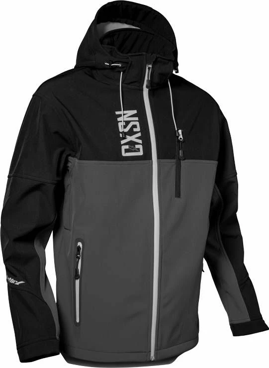 Castle X Barrier G4 Snowmobile Jacket Black/Charcoal/Silver 1 Castle X Barrier G4 Snowmobile Jacket Black/Charcoal/Silver