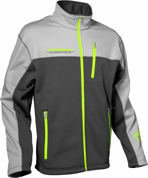 Castle X Fusion G4 Snowmobile Jacket Charcoal/Silver/Hi-Vis 1 Castle X Fusion G4 Snowmobile Jacket Charcoal/Silver/Hi-Vis