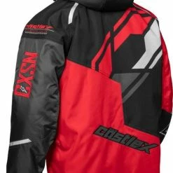 Alternative view of Castle X Code G4 Snowmobile Jacket Red/Black/Charcoal