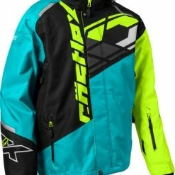Castle X Code G4 Snowmobile Jacket Turquoise/Black/Hi-Vis