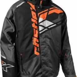 Castle X Code G4 Snowmobile Jacket Black/Charcoal/Orange