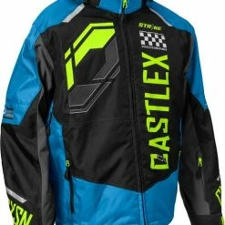 Castle X Strike G5 Snowmobile Jacket Process Blue/Black/Hi-Vis