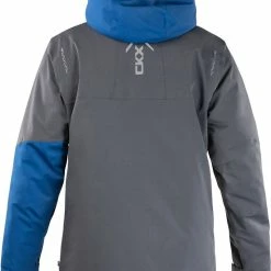 Alternative view of CKX Alaska 2023 Snowmobile Jacket Charcoal/Blue