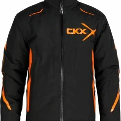 CKX Ungava 2023 Snowmobile Jacket With Light Black/Orange