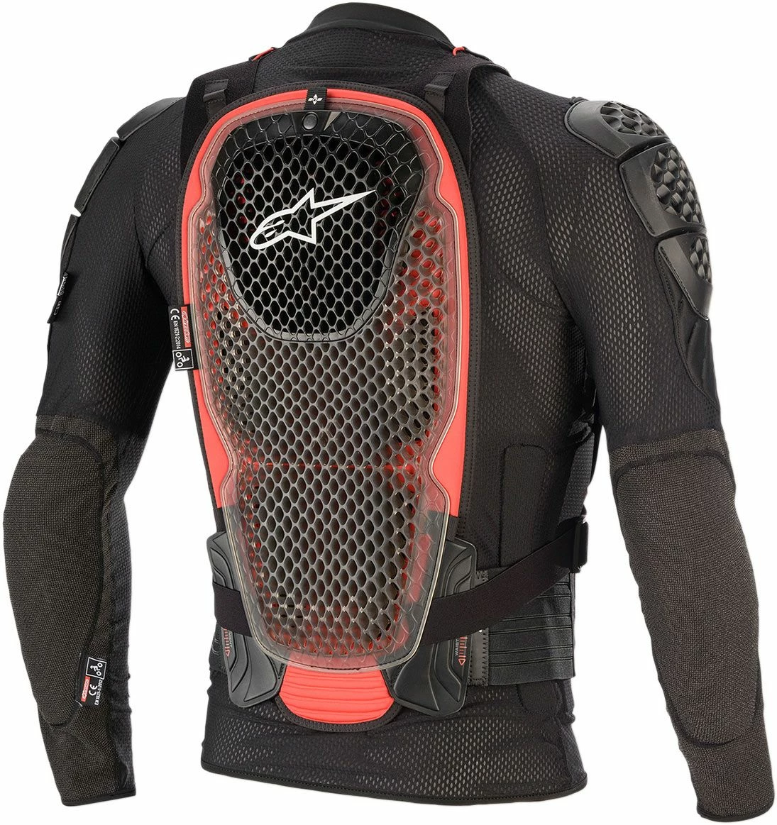 Alpinestars Bionic Tech V2 Jacket Protector Black/Red 2 Alpinestars Bionic Tech V2 Jacket Protector Black/Red - Image 2