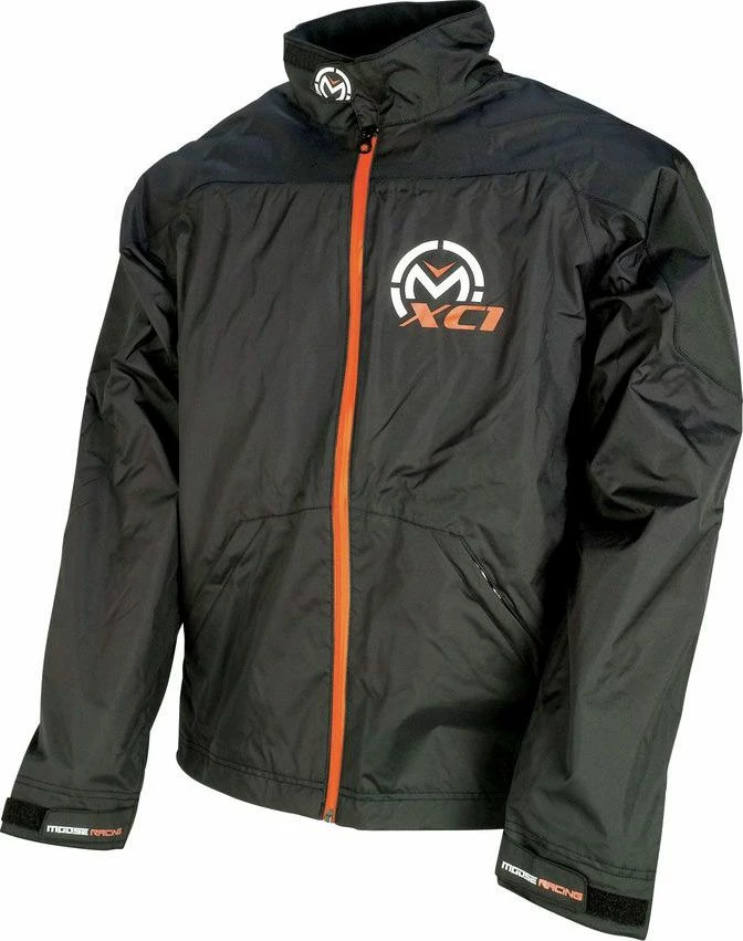 Moose Rain Youth Jacket Black 1 Moose Rain Youth Jacket Black