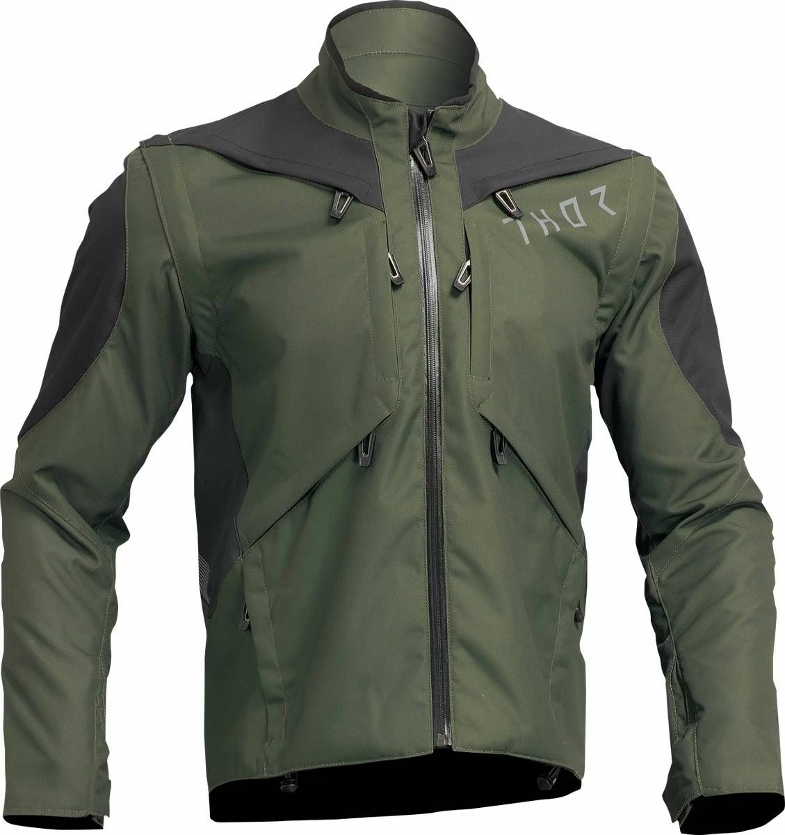 Thor 2023 Terrain Jacket Army/Charcoal 1 Thor 2023 Terrain Jacket Army/Charcoal