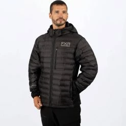 FXR 2022 Podium Hybrid Quilted Zip-Up Jacket Black Ops