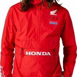 Fox Racing Honda Anorak Jacket Flame Red