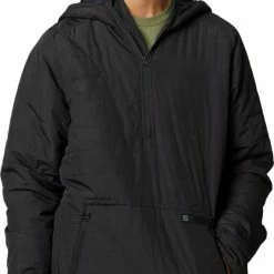 Alternative view of Fox Racing Howell Hooded Puffy Anorak Jacket Black